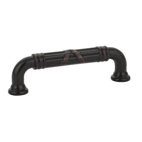 Ribbon & Reed Estate Pull by Emtek Hardware - 3-1/2" - Oil Rubbed Bronze - New York Hardware