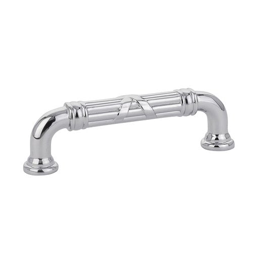 Ribbon & Reed Estate Pull by Emtek Hardware - 3-1/2" - Polished Chrome - New York Hardware