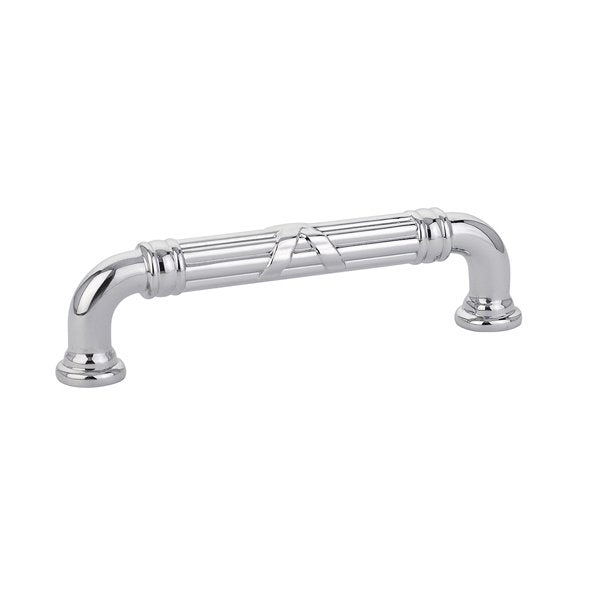 Ribbon & Reed Estate Pull by Emtek Hardware - 4" - Polished Chrome - New York Hardware