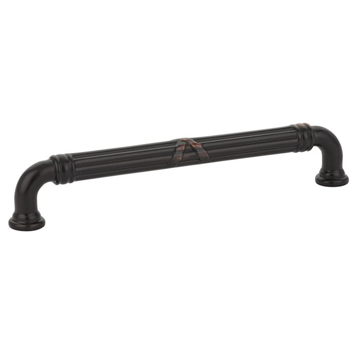 Ribbon & Reed Estate Pull by Emtek Hardware - 6" - Oil Rubbed Bronze - New York Hardware