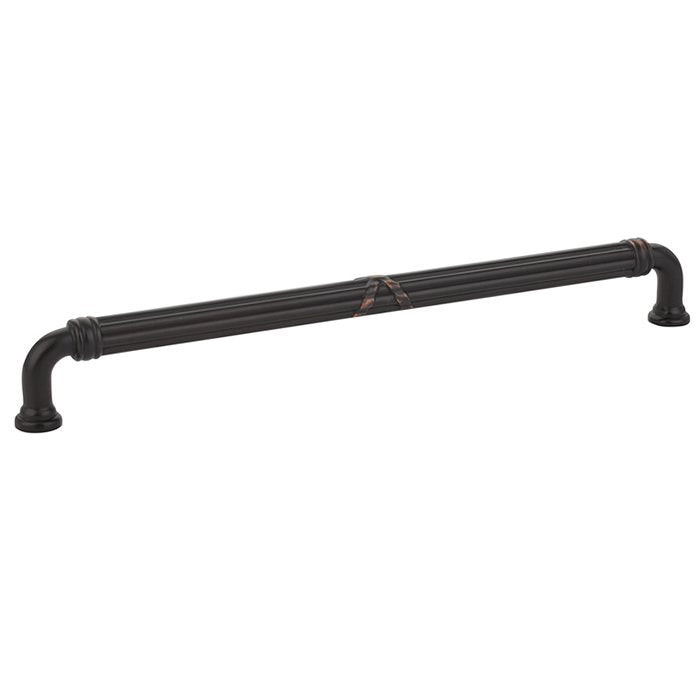 Ribbon & Reed Estate Pull by Emtek Hardware - 10" - Oil Rubbed Bronze - New York Hardware