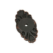 Ribbon & Reed Backplate for Knob by Emtek Hardware - 2-1/2" - Oil Rubbed Bronze - New York Hardware
