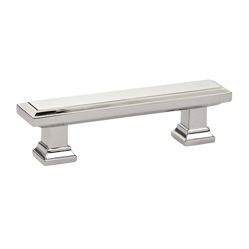Geometric Rectangular Pull by Emtek Hardware - 3" - Polished Nickel - New York Hardware