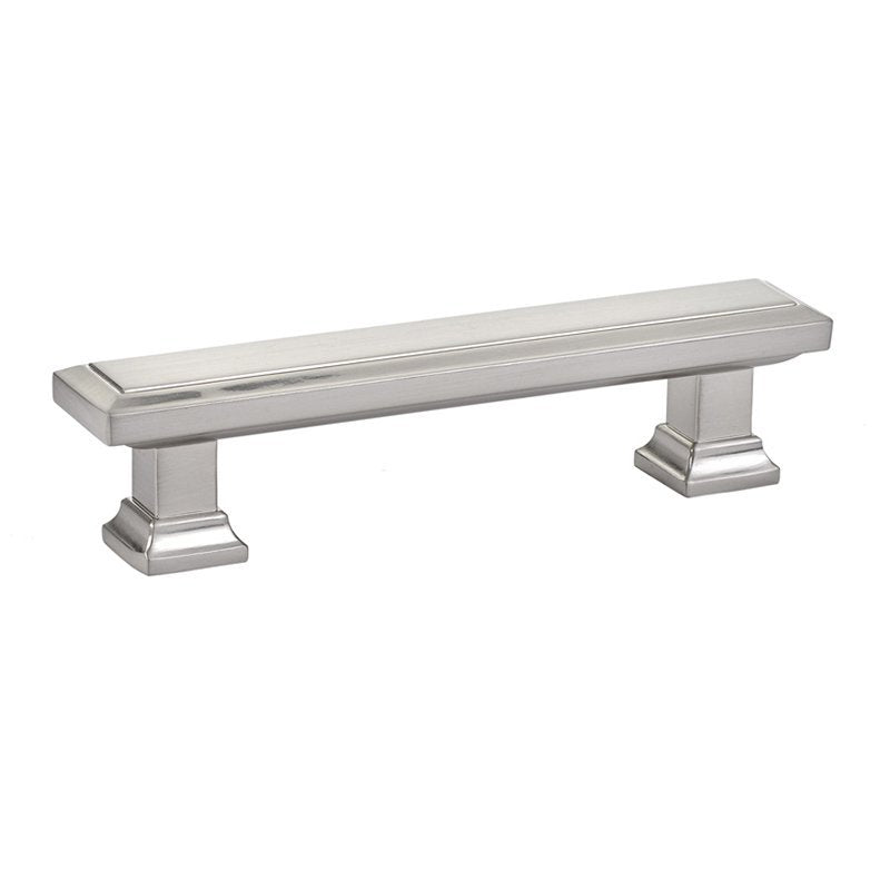 Geometric Rectangular Pull by Emtek Hardware - 3-1/2" - Satin Nickel - New York Hardware