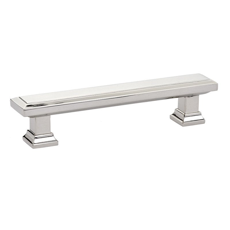 Geometric Rectangular Pull by Emtek Hardware - 4" - Polished Nickel - New York Hardware