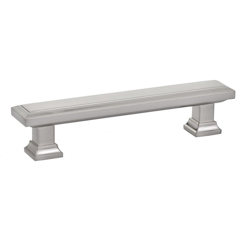 Geometric Rectangular Pull by Emtek Hardware - 4" - Satin Nickel - New York Hardware