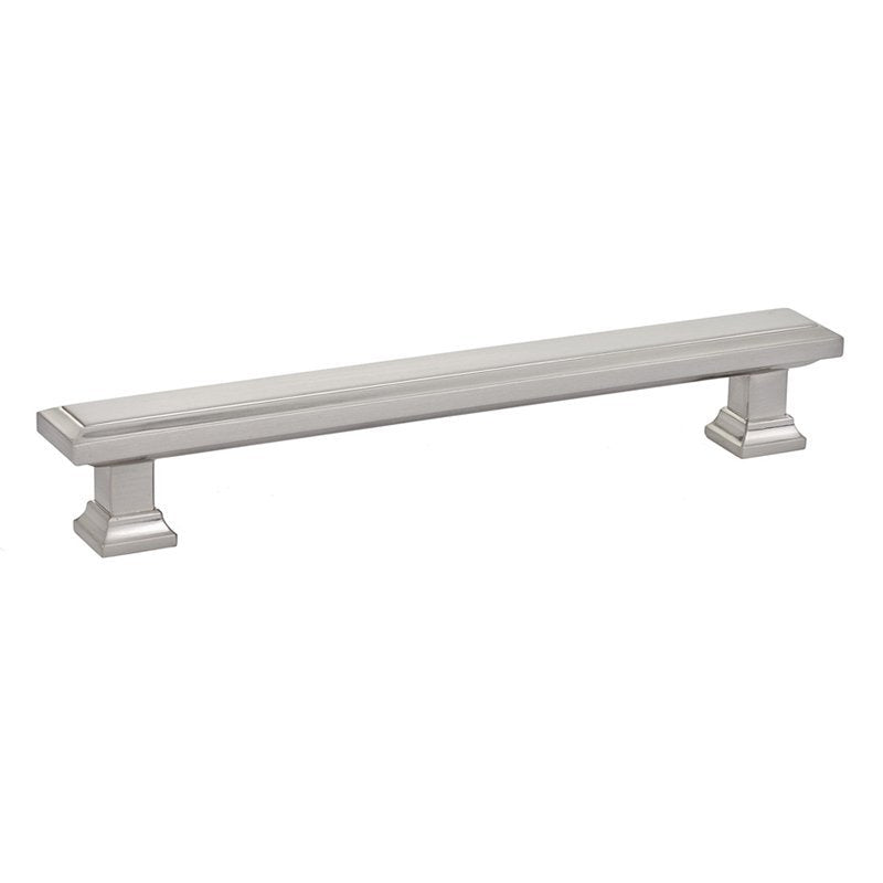 Geometric Rectangular Pull by Emtek Hardware - 6" - Satin Nickel - New York Hardware