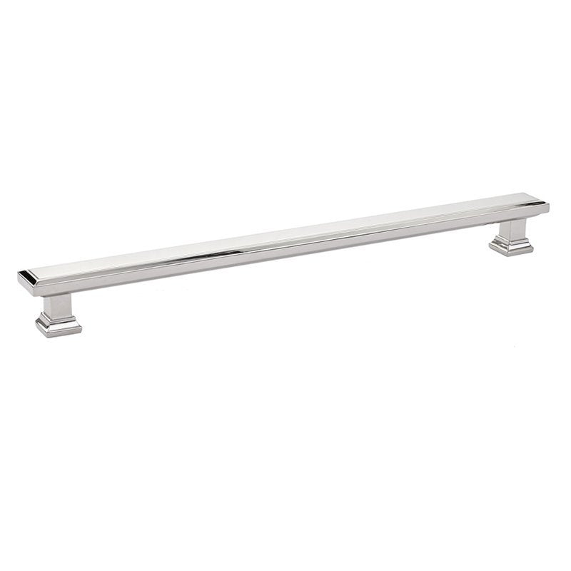 Geometric Rectangular Pull by Emtek Hardware - 10" - Polished Nickel - New York Hardware