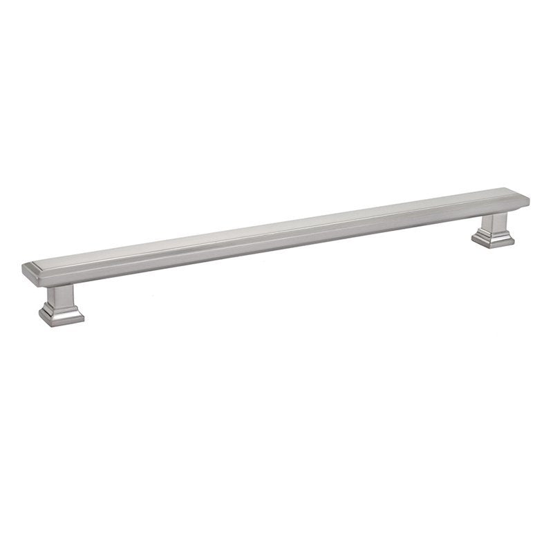 Geometric Rectangular Pull by Emtek Hardware - 10" - Satin Nickel - New York Hardware