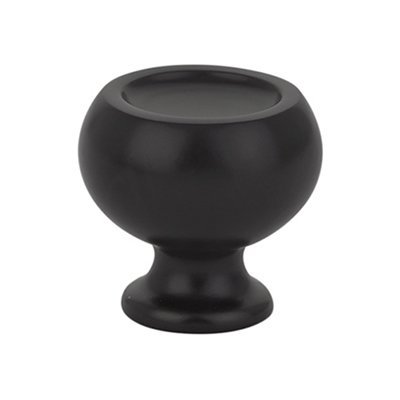 Atomic Knob by Emtek Hardware - 1" - Flat Black - New York Hardware