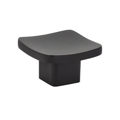 Basin Knob by Emtek Hardware - 1-1/4" - Flat Black - New York Hardware