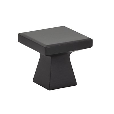 Podium Knob by Emtek Hardware - 1-1/4" - Flat Black - New York Hardware