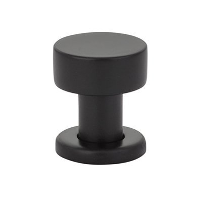 Cadet Knob by Emtek Hardware - 1" - Flat Black - New York Hardware