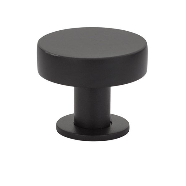 Cadet Knob by Emtek Hardware - 1-3/4" - Flat Black - New York Hardware