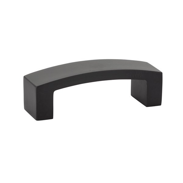 Bauhaus Pull by Emtek Hardware - 3" - Flat Black - New York Hardware