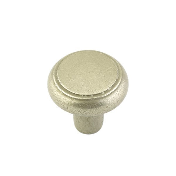Barn Knob by Emtek Hardware - 1" - Tumbled White Bronze - New York Hardware