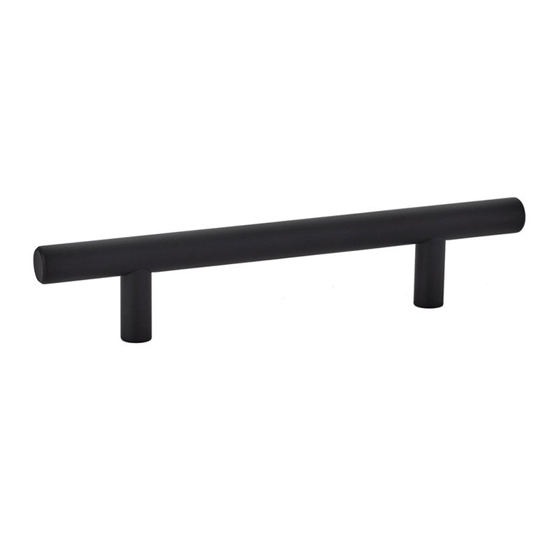 Bar Pull by Emtek Hardware - 8" - Flat Black - New York Hardware