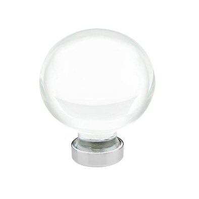 Bristol Knob by Emtek Hardware - 1" - Polished Chrome - New York Hardware