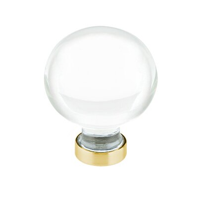 Bristol Knob by Emtek Hardware - 1" - Satin Brass - New York Hardware