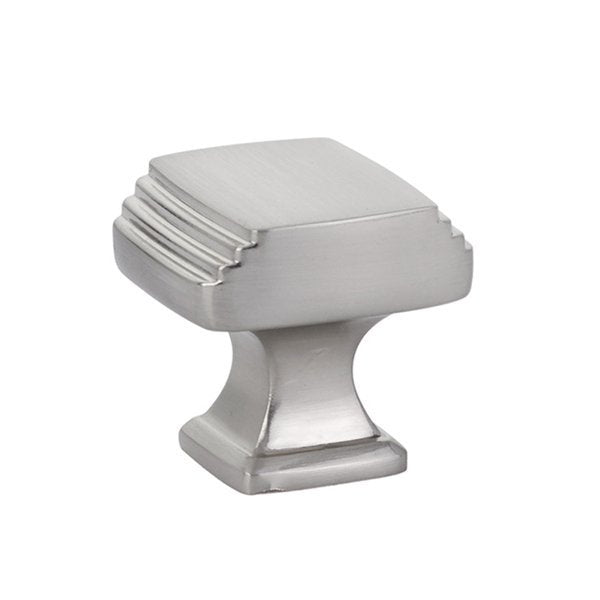 Art Deco Knob by Emtek Hardware - 1-1/4" - Satin Nickel - New York Hardware