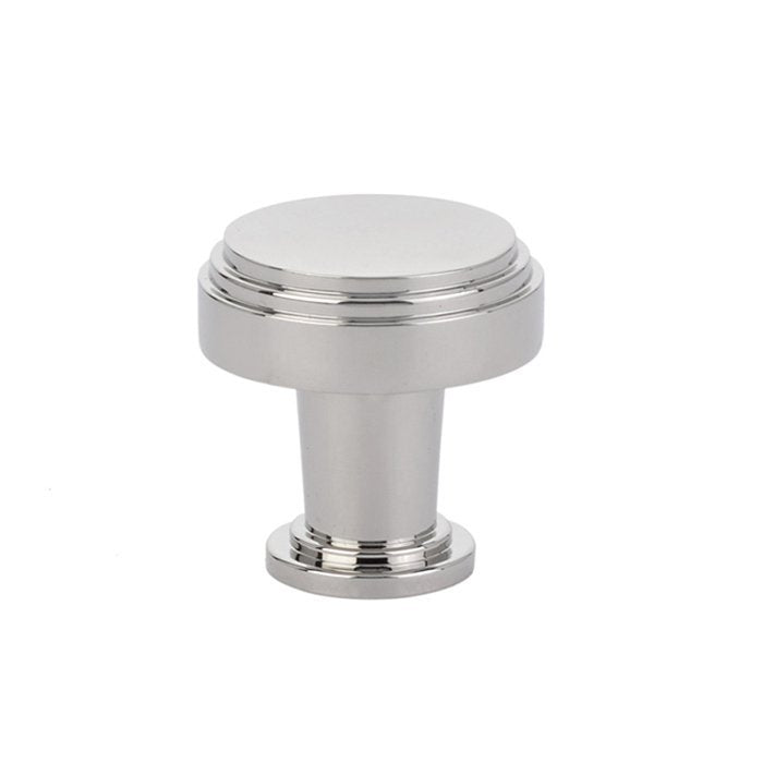 Newport Knob by Emtek Hardware - 1-1/4" - Polished Nickel - New York Hardware