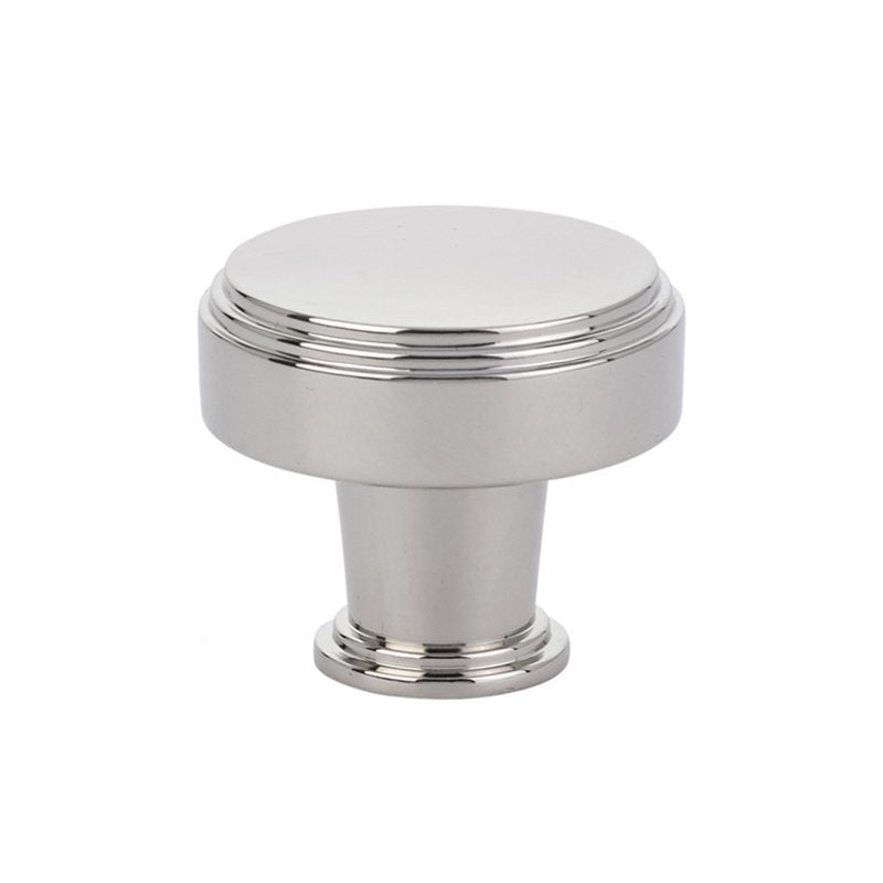 Newport Knob by Emtek Hardware - 1-5/8" - Polished Nickel - New York Hardware