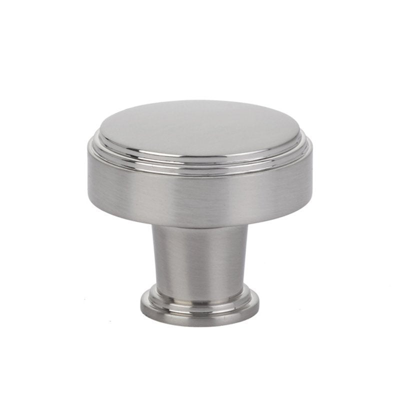 Newport Knob by Emtek Hardware - 1-5/8" - Satin Nickel - New York Hardware