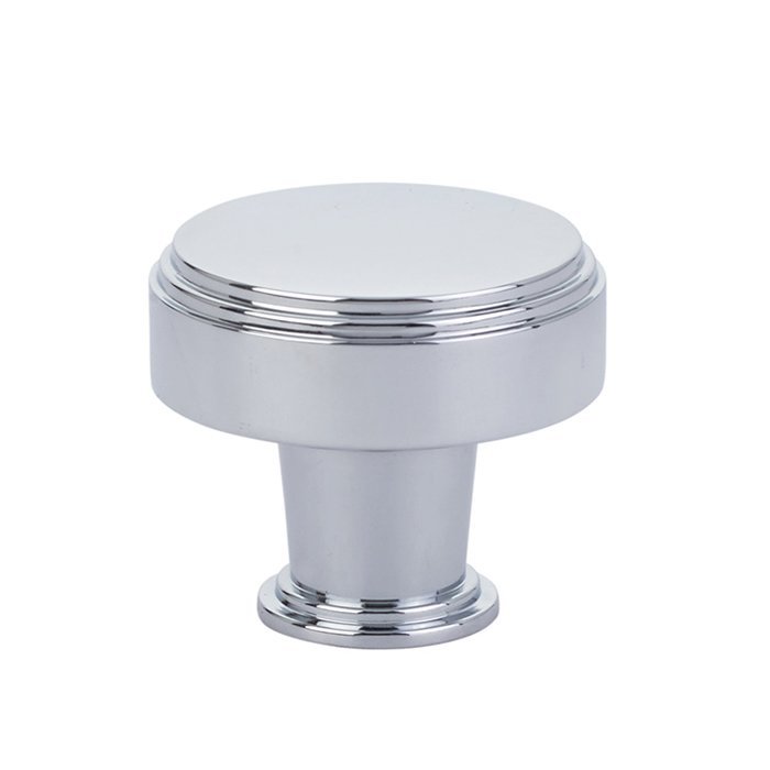 Newport Knob by Emtek Hardware - 1-5/8" - Polished Chrome - New York Hardware