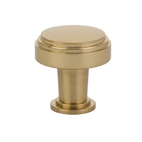 Newport Knob by Emtek Hardware - 1-5/8" - Satin Brass - New York Hardware