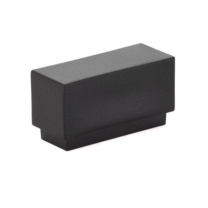 Cinder Pull by Emtek Hardware - 1" - Flat Black - New York Hardware