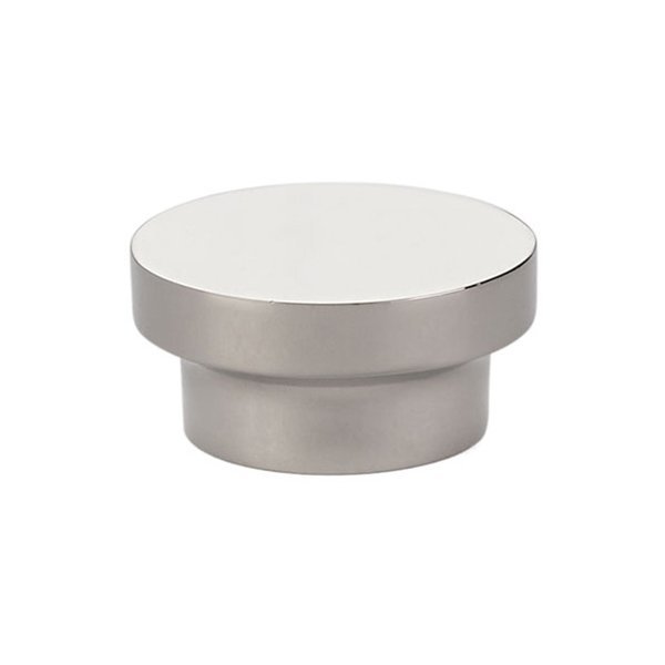District Knob by Emtek Hardware - 1-3/8" - Polished Nickel - New York Hardware