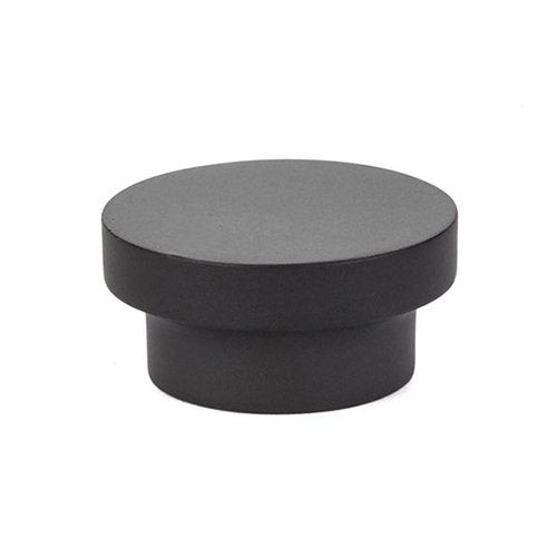 District Knob by Emtek Hardware - 1-5/8" - Flat Black - New York Hardware