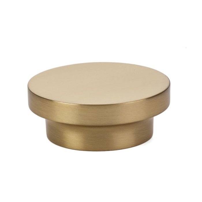 District Knob by Emtek Hardware - 1-5/8" - Satin Brass - New York Hardware