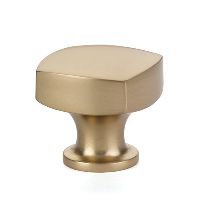 Freestone Knob by Emtek Hardware - 1-1/4" - Satin Brass - New York Hardware