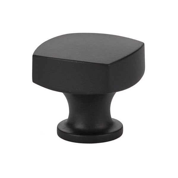 Freestone Knob by Emtek Hardware - 1-1/2" - Flat Black - New York Hardware