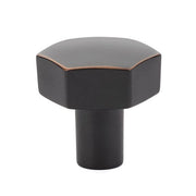 Mod Hex Knob by Emtek Hardware - 1-1/8" - Oil Rubbed Bronze - New York Hardware