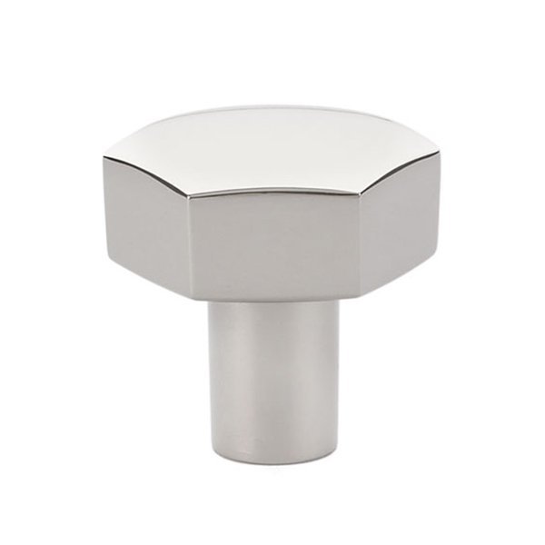 Mod Hex Knob by Emtek Hardware - 1-1/8" - Polished Nickel - New York Hardware