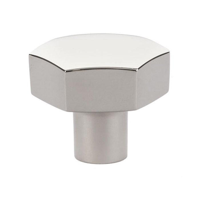 Mod Hex Knob by Emtek Hardware - 1-1/2" - Polished Nickel - New York Hardware