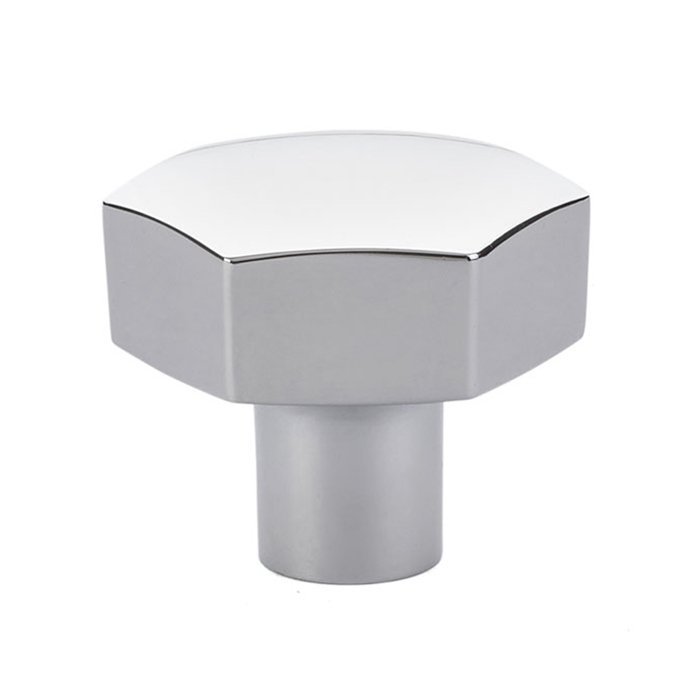 Mod Hex Knob by Emtek Hardware - 1-1/2" - Polished Chrome - New York Hardware