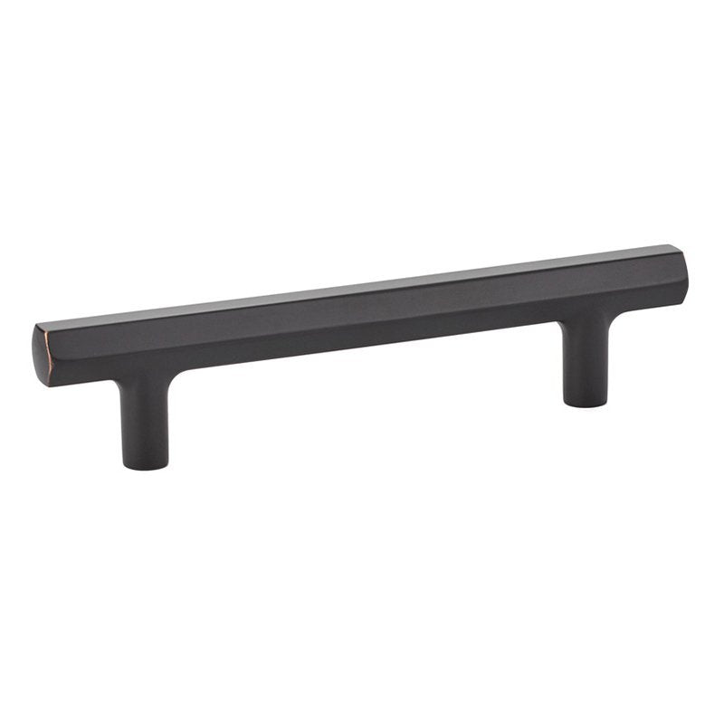 Mod Hex Pull by Emtek Hardware - 4" - Oil Rubbed Bronze - New York Hardware