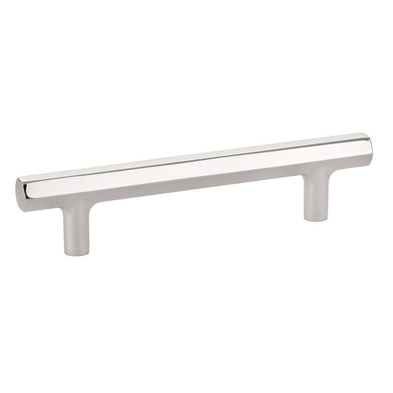 Mod Hex Pull by Emtek Hardware - 4" - Polished Nickel - New York Hardware