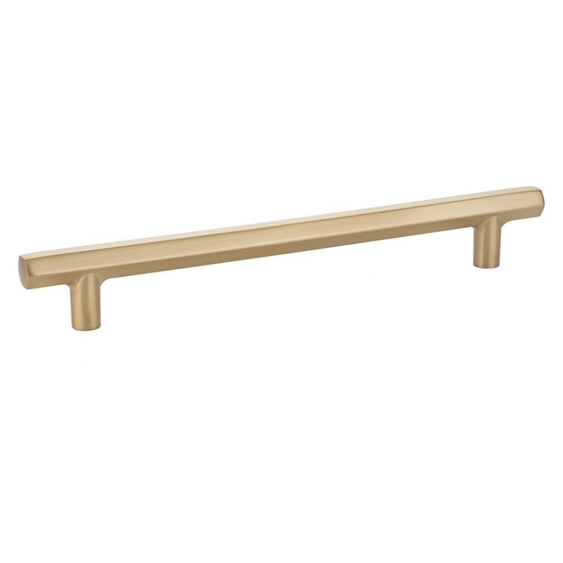Mod Hex Pull by Emtek Hardware - 8" - Satin Brass - New York Hardware