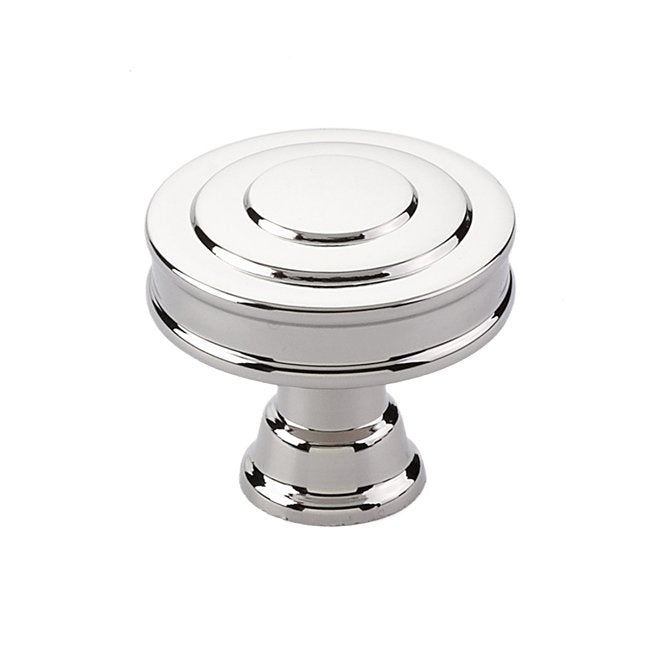 Glendon Knob by Emtek Hardware - 1-1/4" - Polished Nickel - New York Hardware