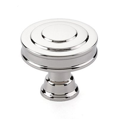 Glendon Knob by Emtek Hardware - 1-5/8" - Polished Nickel - New York Hardware