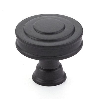 Glendon Knob by Emtek Hardware - 1-5/8" - Flat Black - New York Hardware