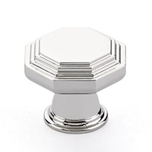 Midvale Knob by Emtek Hardware - 1-1/4" - Polished Nickel - New York Hardware