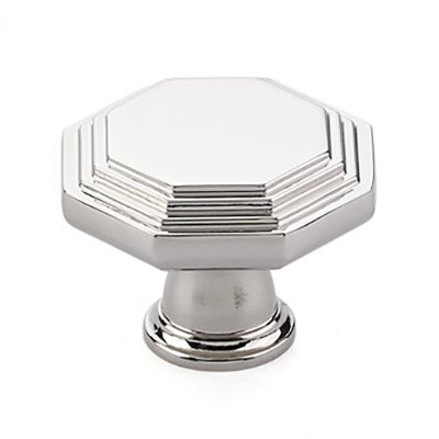 Midvale Knob by Emtek Hardware - 1-3/4" - Polished Nickel - New York Hardware