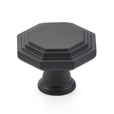 Midvale Knob by Emtek Hardware - 1-3/4" - Flat Black - New York Hardware