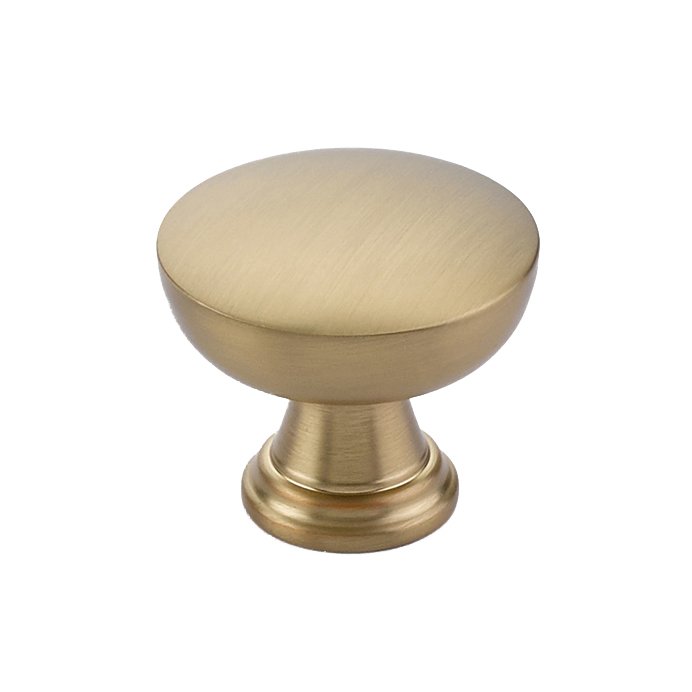 Overland Knob by Emtek Hardware - 1-1/4" - Satin Brass - New York Hardware