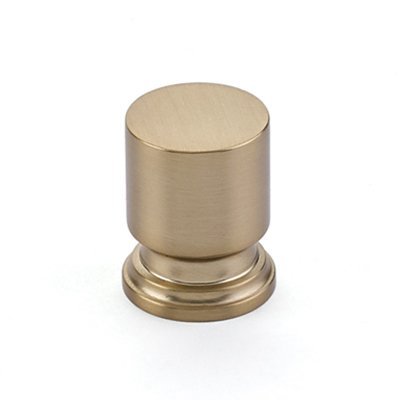 Prosser Knob by Emtek Hardware - 1" - Satin Brass - New York Hardware